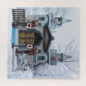 Two Nutcracker Guards Outside Santas Palace Christ Puzzle (Horizontal)