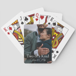 "Two of a Kind" Geschenk für ein Foto Spielkarten