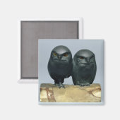 Two Owls, 1903-04 Magnet (Vorderseite/Rückseite)