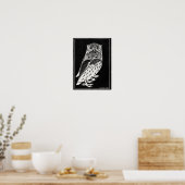 Two Owls by Julie de Graag, Poster (Küche)