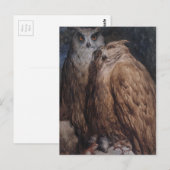 Two Owls von Gustave Dore Postkarte (Vorne/Hinten)