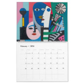 Two Page Art Calendar Kalender (Feb 2026)