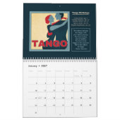Two Page Medium NUR 2025 Tango Art and Quotes Kalender (Jan 2027)
