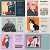 Two Page Medium NUR 2025 Tango Art and Quotes Kalender