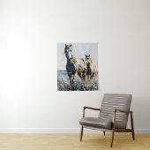 Two Paint Horses Wandteppich (Beispiel)