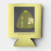 Two Ply Funny Cartoon Poster Dosenkühler (Vorderseite)