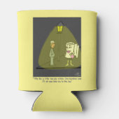 Two Ply Funny Cartoon Poster Dosenkühler (Rückseite)