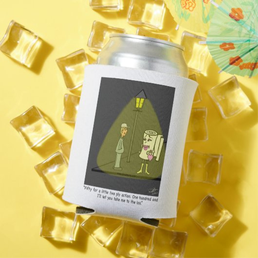 Two Ply Funny Cartoon Poster Dosenkühler (In Situ Sommer)