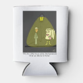 Two Ply Funny Cartoon Poster Dosenkühler (Vorderseite)