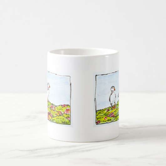 Two Puffins Kaffeetasse (Mittel)