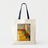 "Two Pumpkins" Budget Leinwand Tasche (Vorne)