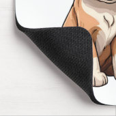 TWO PUPPIES Mouse Pad Mousepad (Ecke)