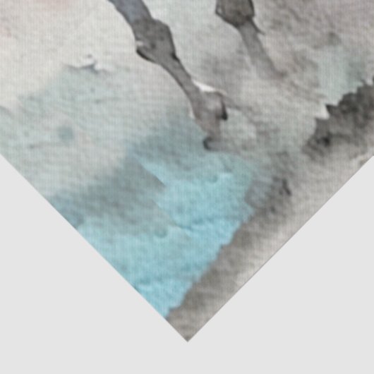 Two Racing Wild Horses Watercolour Seidenpapier (Ausschnitt)