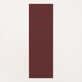 Two red and black geometric pattern ties yogamatte (Vorderseite)
