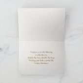 Two red roses Twin Birthday Card Karte (Innenseite)