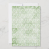 Two Rex Our Little Dino Second Birthday Einladung (Rückseite)