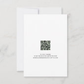 Two Rings Response Card RSVP Karte (Rückseite)