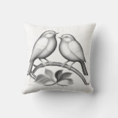Two Robins cushion Kissen (Rückseite)