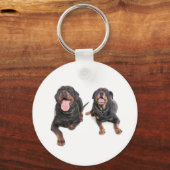 two rottweilers, schlüsselanhänger (Vorderseite)