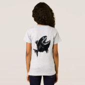 Two scary fish, personalized T-Shirt (Schwarz voll)