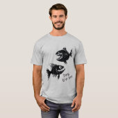 Two scary fish, personalized T-Shirt (Vorne ganz)