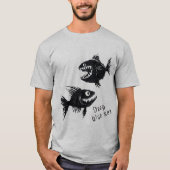 Two scary fish, personalized T-Shirt (Vorderseite)