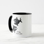 Two scary fish, personalized tasse (Vorderseite Links)
