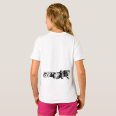 Two Schnauzers – Grayscale Dog Tee (Schwarz voll)