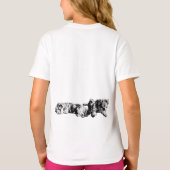 Two Schnauzers – Grayscale Dog Tee (Rückseite)