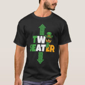 Two Seater St Patricks Day Upside Down Pineapple S T-Shirt (Vorderseite)