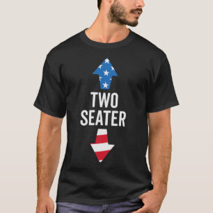 Two Seater Usa 4. Juli 2024 White Trash Party Att T-Shirt