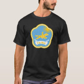 two-sided Coat of Arms Tuva, Center of Asia tee (Vorderseite)
