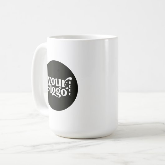 Two-Sided Custom Business Logo Branded Kaffeetasse (Vorderseite Links)