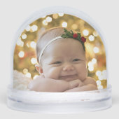 Two-Sided Customizable Snow Globe Snow Globe Schneekugeln (Vorderseite)