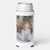 Two Sided Family Holiday Photos Selters Dosenkühler (Seltzer Rückseite)