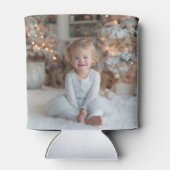 Two Sided Full Family Holiday Photos Dosenkühler (Rückseite)