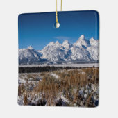 Two sided Grand Teton NP Keramikornament (Links)