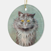 Two Sided Gray Cats ・ Louis Wain ・ Ornament (Links)