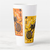 Two-Sided Neon Cat Milchtasse (Vorderseite)