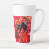 Two-Sided Pink Cat Milchtasse (Rechts)