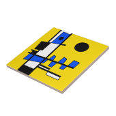 Two Sides Of Ethnicity Yellow Blue Black White Fliese (Seite)