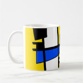 Two Sides Of Ethnicity Yellow Blue Black White Kaffeetasse (Links)