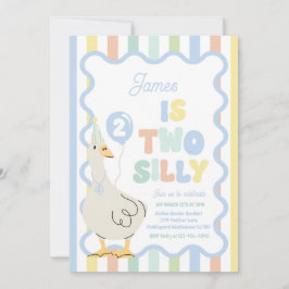 Two Silly Goose 2. Geburtstagsfeier FrühhingsGebur Einladung