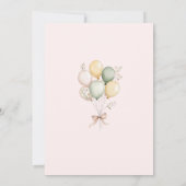 Two Silly Goose Pink Girl 2nd Birthday Einladung (Rückseite)