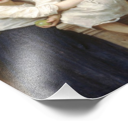 Two Sisters, 1901, William Adolphe Bouguereau Fotodruck (Ecke)