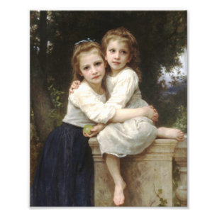 Two Sisters, 1901, William Adolphe Bouguereau Fotodruck