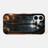 Two Skulls Gothic Window Moonlight Case iPhone 16 Hülle (Rückseite (Horizontal))