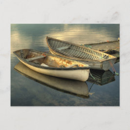 Two small boats in Peggy's Cove - Postcard Postkarte