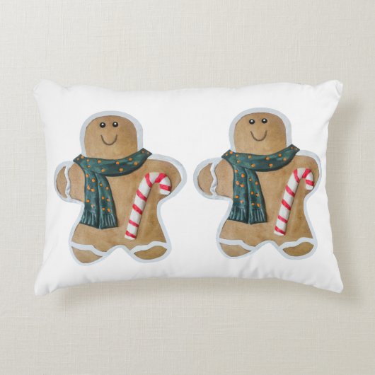 Two snowman biscuits dekokissen (Vorderseite)