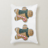 Two snowman biscuits dekokissen (Vorderseite(Vertikal))